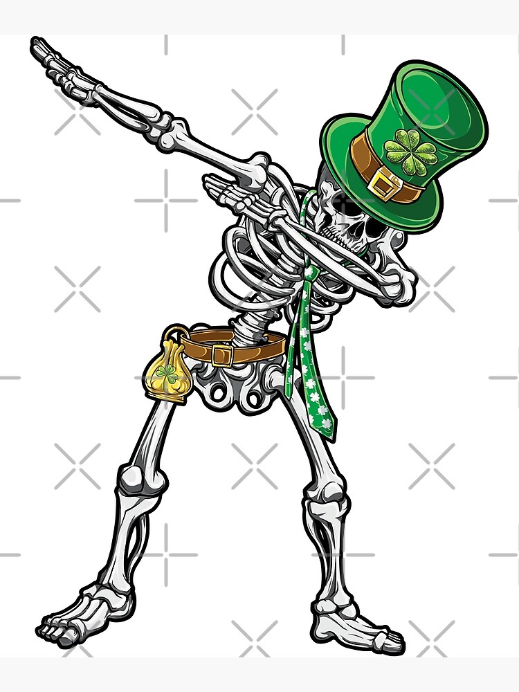 boys dabbing for st patricks day shirt