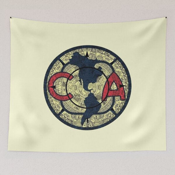 Item preview, Aguilas del America - Liga MX America FC - Shield of the Aguilas del America - Aztec Calendar designed and sold by amazinGraphic.