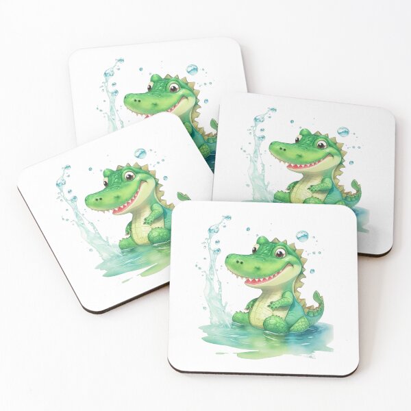Item preview, Clipart of a happy alligator.  designed and sold by Vegasstickers.