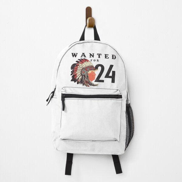 Item preview, Trump Wanted 2024 Western style indian mascot designed and sold by HerHim-beyond.