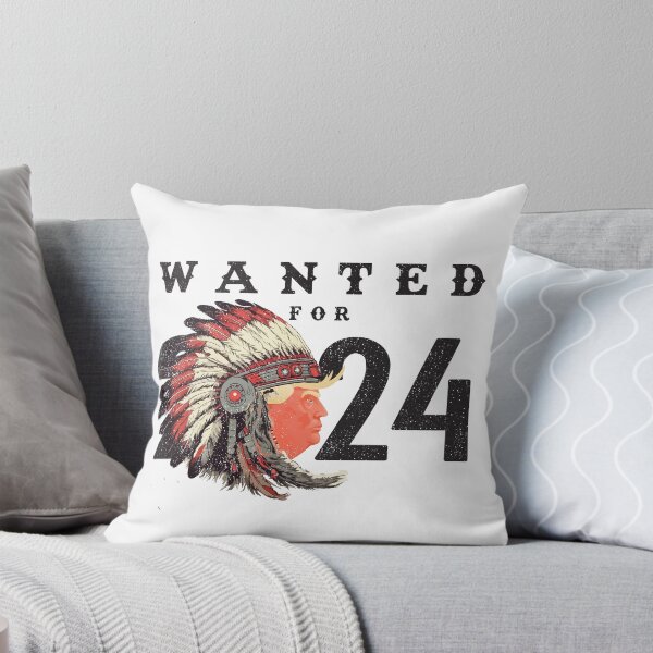 Item preview, Trump Wanted 2024 Western style indian mascot designed and sold by HerHim-beyond.