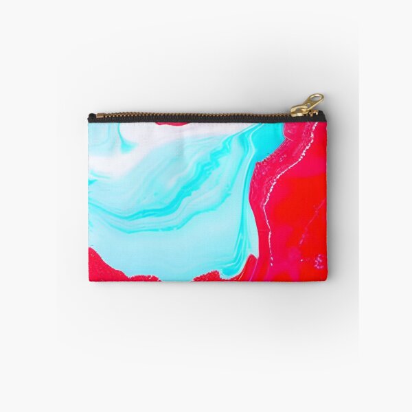 Item preview, Abstract Red and Blue Agate Pattern designed and sold by calibrit.