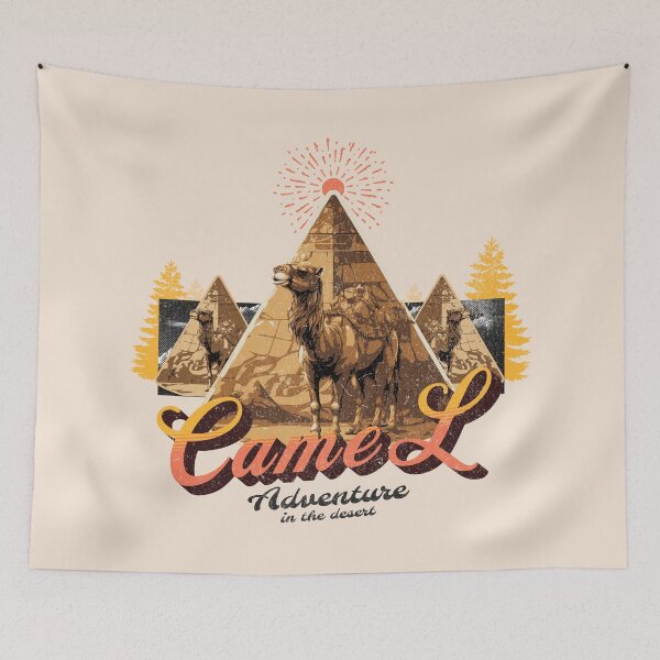Item preview, Vintage camel adventure in the desert. designed and sold by AnuStudios.