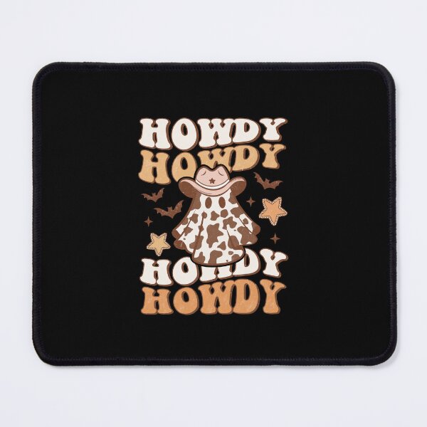 Item preview, Howdy Retro Cow Ghost for Halloween designed and sold by ArtMeetsPizza.