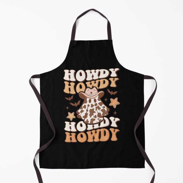 Item preview, Howdy Retro Cow Ghost for Halloween designed and sold by ArtMeetsPizza.