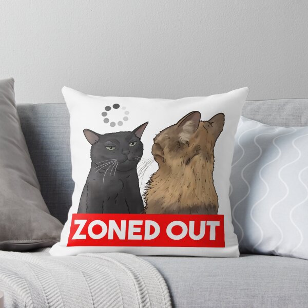 Item preview, Black Cat Zoning Out Zoned Out Cat Meme designed and sold by CarpeDiem96.