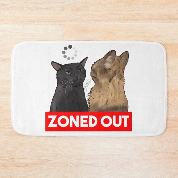 Item preview, Black Cat Zoning Out Zoned Out Cat Meme designed and sold by CarpeDiem96.