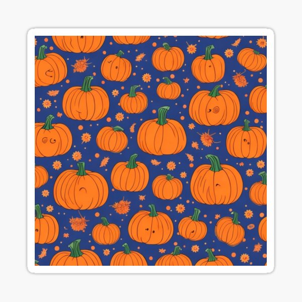 Item preview, Harvest Hues: Abstract Pumpkin Patterns designed and sold by FemmeFlair.
