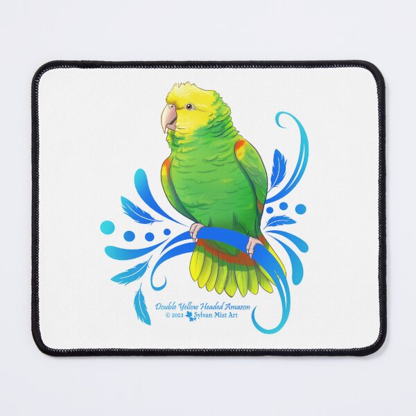 Item preview, Double Yellow Headed Amazon Parrot designed and sold by sylvanmist.