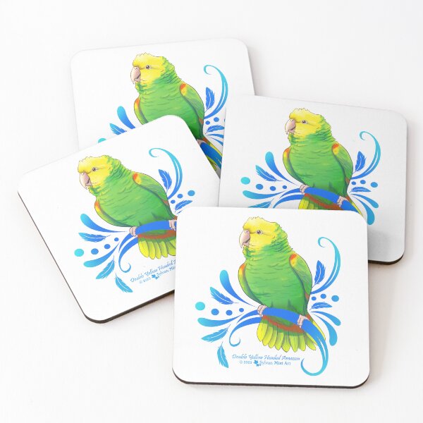 Item preview, Double Yellow Headed Amazon Parrot designed and sold by sylvanmist.
