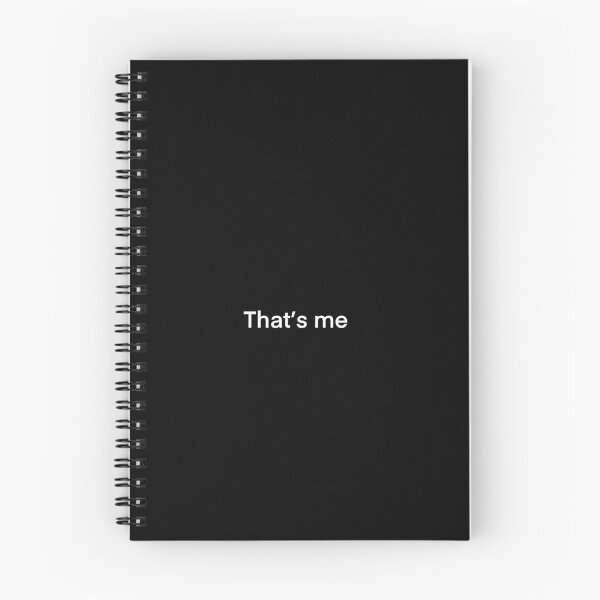Item preview, A big black screen with the words that’s me. designed and sold by lukesubbby.