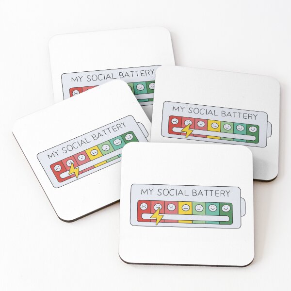 Item preview, My Social Battery Level (Low)  designed and sold by sleepycharis.
