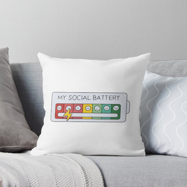 Item preview, My Social Battery Level (Low)  designed and sold by sleepycharis.