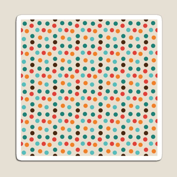 Aperçu de l'œuvre Dots Hipster Pattern coloré moderne créée et vendue par CreationFirm.