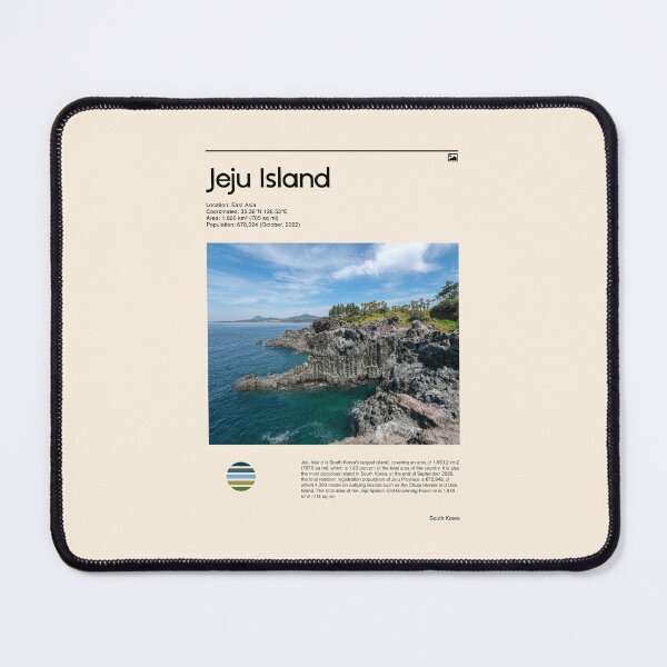 Item preview, Visit Jeju Island, South Korea (Travel poster) designed and sold by RabbitK.