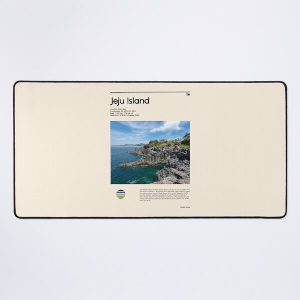 Item preview, Visit Jeju Island, South Korea (Travel poster) designed and sold by RabbitK.