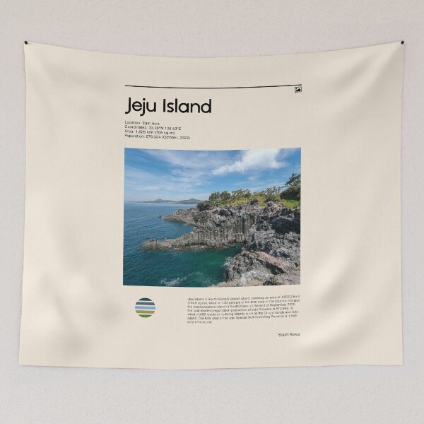 Item preview, Visit Jeju Island, South Korea (Travel poster) designed and sold by RabbitK.