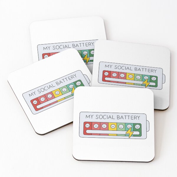 Item preview, My Social Battery Level (High)  designed and sold by sleepycharis.