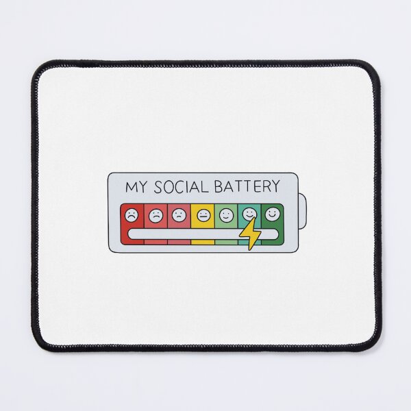 Item preview, My Social Battery Level (High)  designed and sold by sleepycharis.