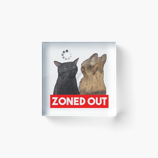 Item preview, Black Cat Zoning Out Zoned Out Cat Meme designed and sold by CarpeDiem96.