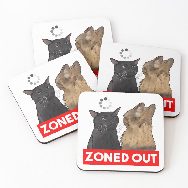 Item preview, Black Cat Zoning Out Zoned Out Cat Meme designed and sold by CarpeDiem96.