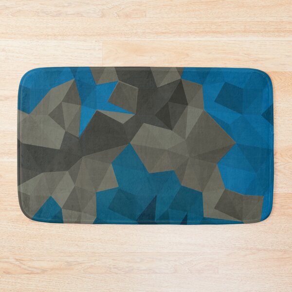 Item preview, Polygonal pattern. Gray and blue triangles. designed and sold by marinaklykva.