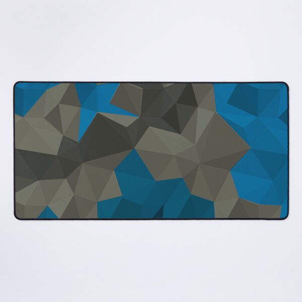 Item preview, Polygonal pattern. Gray and blue triangles. designed and sold by marinaklykva.