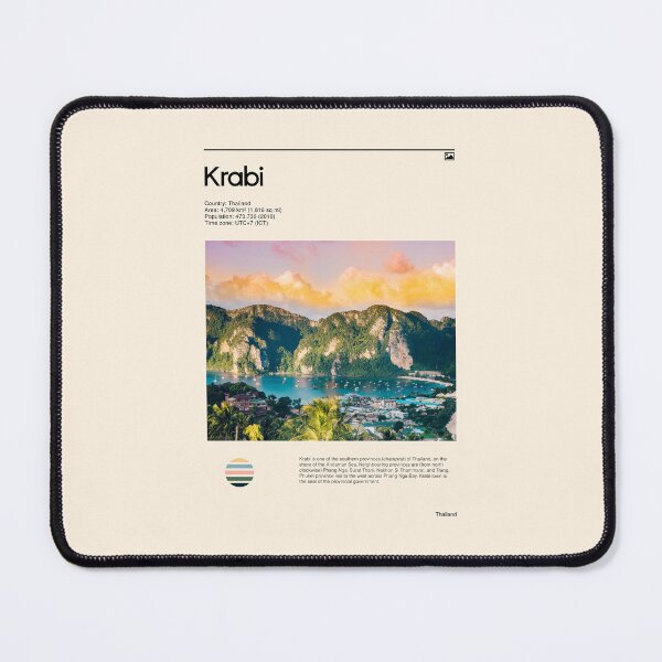 Item preview, Visit Krabi, Thailand (Travel poster) designed and sold by RabbitK.
