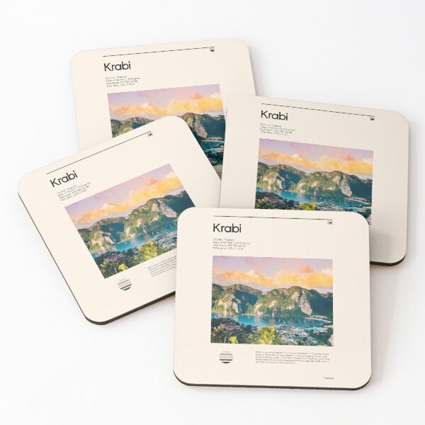 Item preview, Visit Krabi, Thailand (Travel poster) designed and sold by RabbitK.
