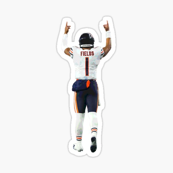 Chicago Bears: Justin Fields 2021 GameStar - NFL Removable Adhesive Wall Decal Large