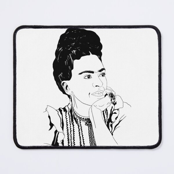 Item preview, Frida Kahlo - black drawing designed and sold by GENEST-V.