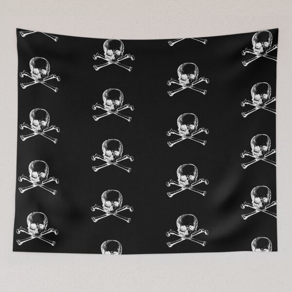 Item preview, Skull & Crossbones - White designed and sold by seaplain.