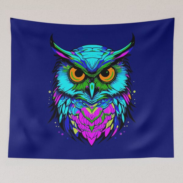Item preview, Holographic Owl | Barn Owl | Rainbow Owl designed and sold by Art-by-Geoff.