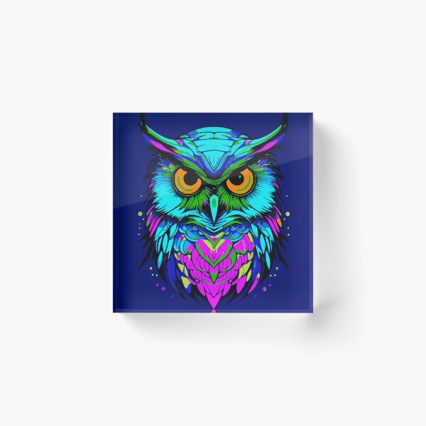 Item preview, Holographic Owl | Barn Owl | Rainbow Owl designed and sold by Art-by-Geoff.