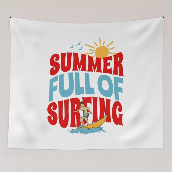 Item preview, summer full of surfing designed and sold by PopPizzazz.