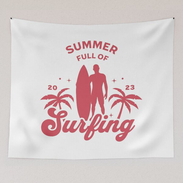 Item preview, summer full of surfing designed and sold by PopPizzazz.