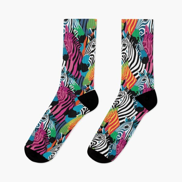Item preview, Vibrant Zebra Stripe Pattern: A Colorful Twist on Classic Design designed and sold by UnplainShirt.