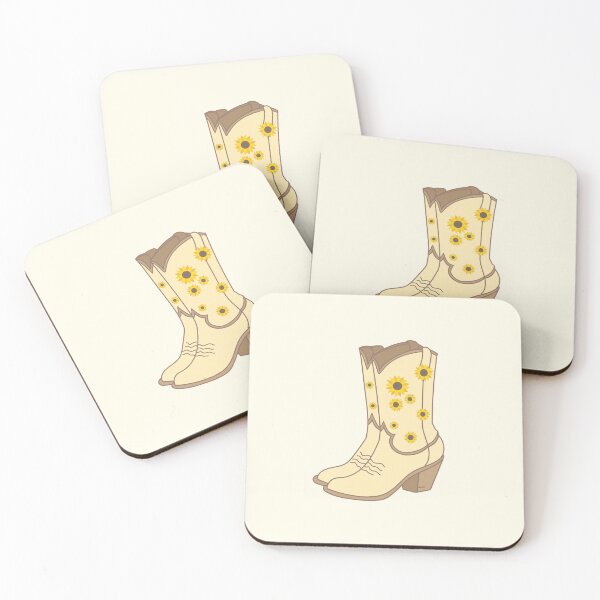 Item preview, Sunflower Cowboy Boots designed and sold by shopcosmiclatte.