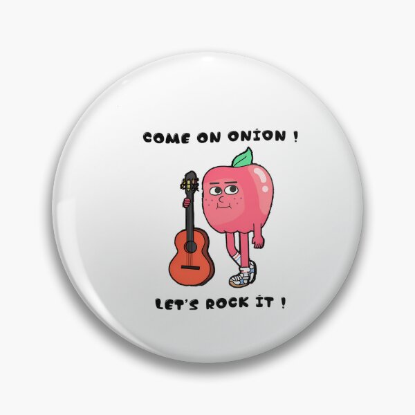 Item preview, Apple And Onion - Let's Rock It By A Guitar designed and sold by ClothesKailyn.