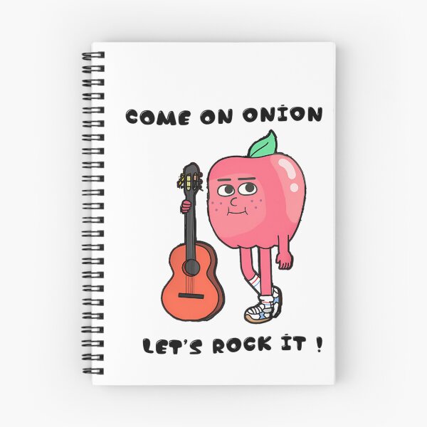 Item preview, Apple And Onion - Let's Rock It By A Guitar designed and sold by ClothesKailyn.