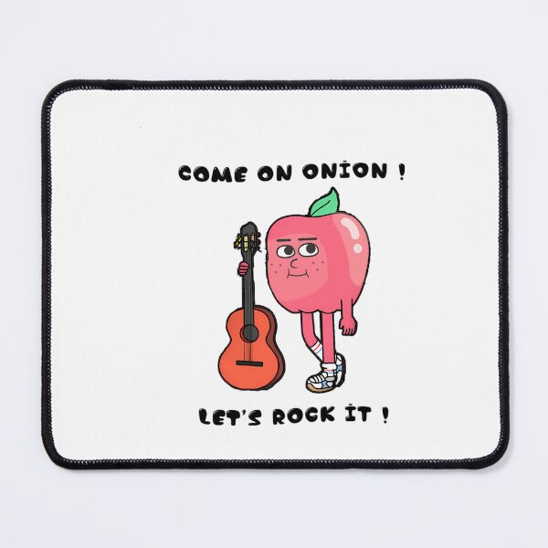 Item preview, Apple And Onion - Let's Rock It By A Guitar designed and sold by ClothesKailyn.