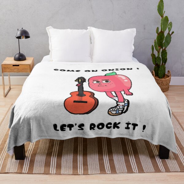Item preview, Apple And Onion - Let's Rock It By A Guitar designed and sold by ClothesKailyn.
