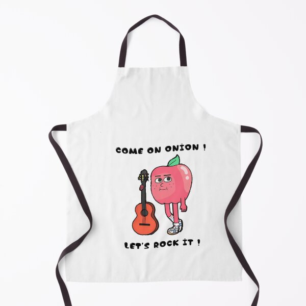 Item preview, Apple And Onion - Let's Rock It By A Guitar designed and sold by ClothesKailyn.