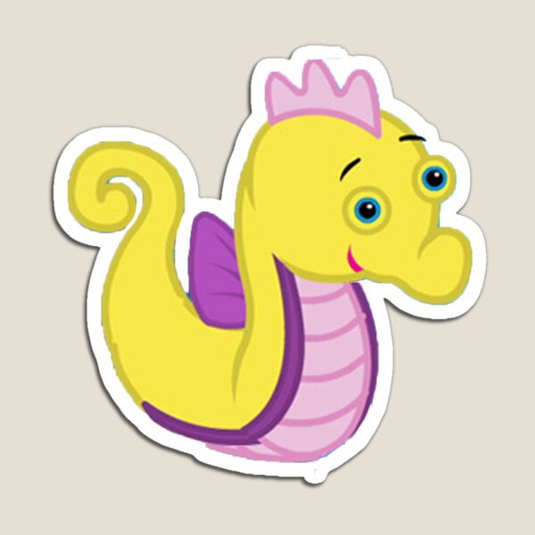 Item preview, Webkinz Seahorse Pet Cute Sticker Purple Aesthetic Phone Case Pillow designed and sold by bubbleiel.
