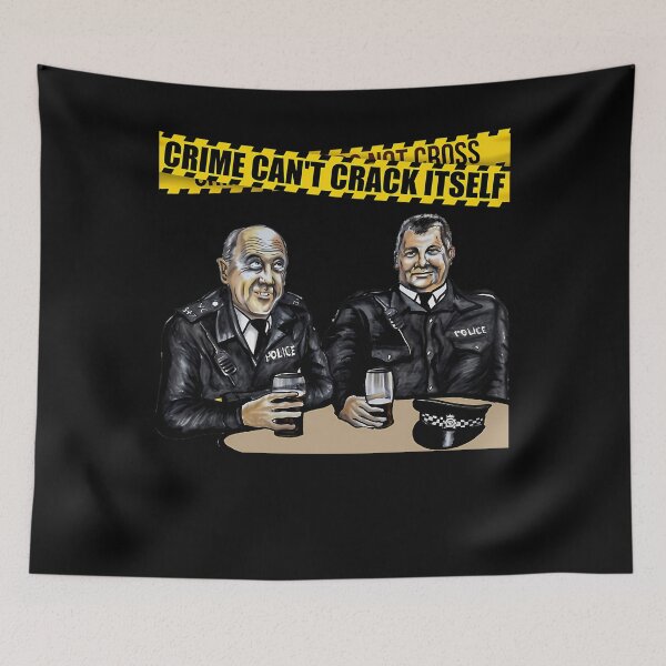Item preview, Phil & Nige - Coppers from Early Doors "Crime Can't Crack Itself" designed and sold by KianaPurchaseA.