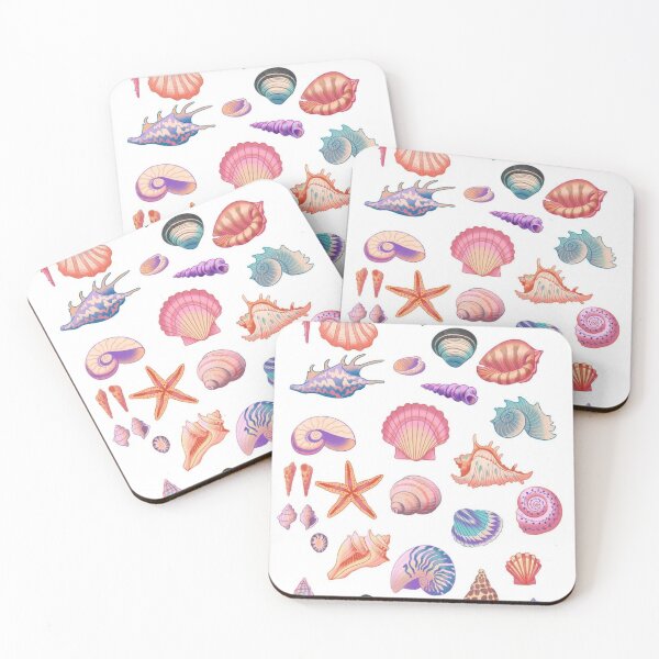 Item preview, Seashells Art Print designed and sold by beautyinlove.
