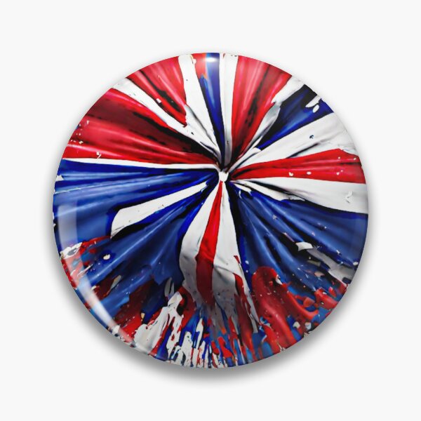 Item preview, The artwork featured a vibrant color splash, with bold reds, blurs and white reminiscent of the national flag. designed and sold by Best-Art-32.