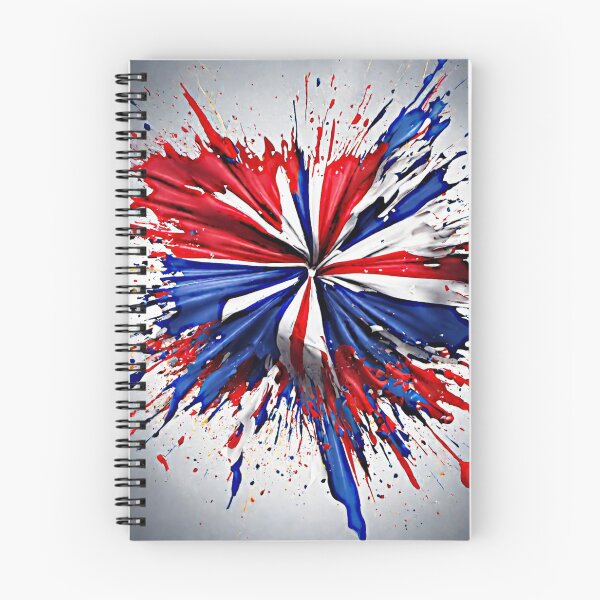 Item preview, The artwork featured a vibrant color splash, with bold reds, blurs and white reminiscent of the national flag. designed and sold by Best-Art-32.