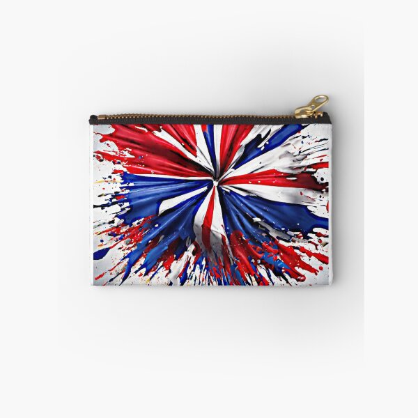 Item preview, The artwork featured a vibrant color splash, with bold reds, blurs and white reminiscent of the national flag. designed and sold by Best-Art-32.