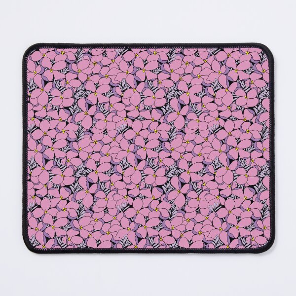 Item preview, tutti flowers pink version black background designed and sold by GENEST-V.